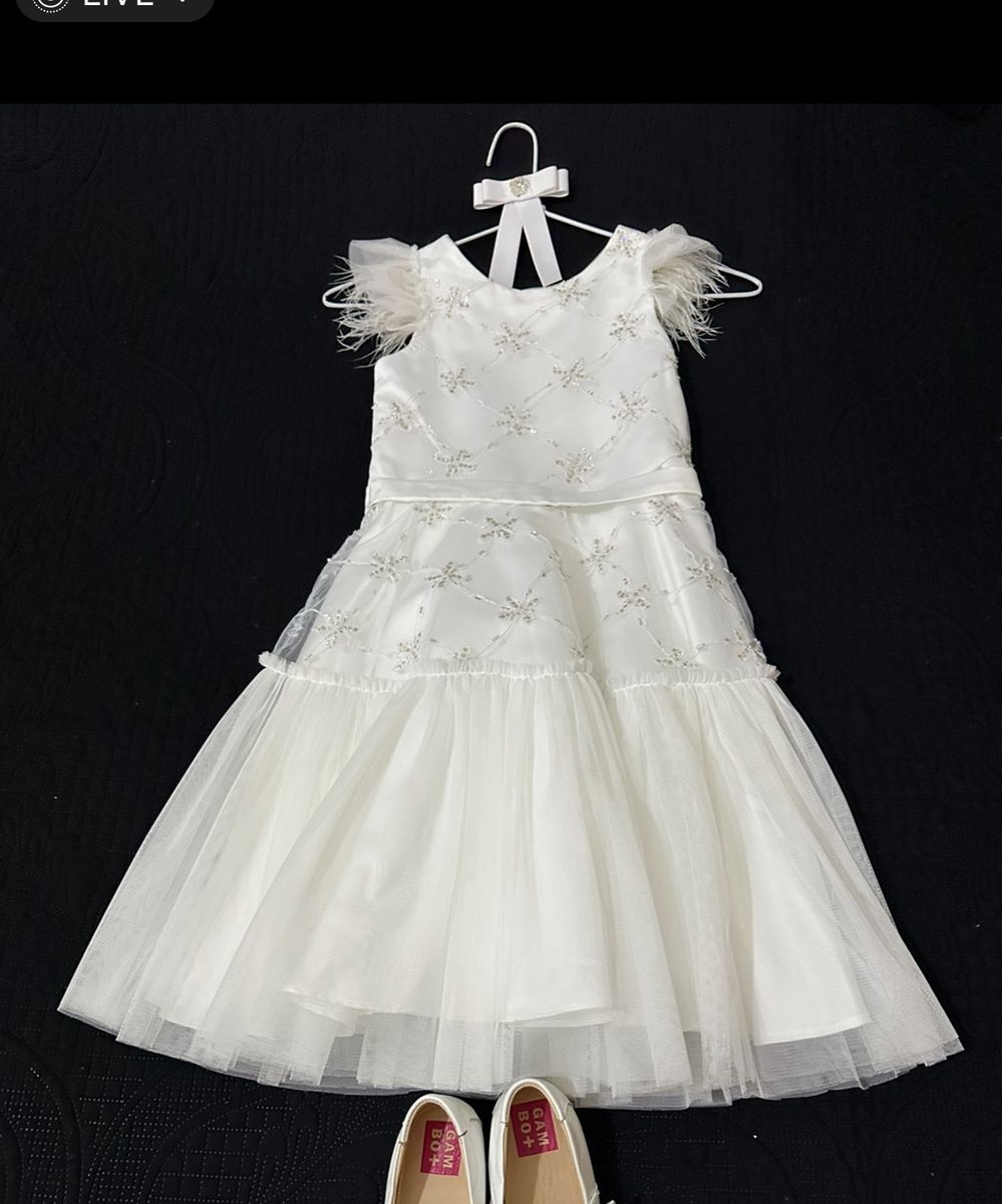 Vestido Branco Luxo Formatura