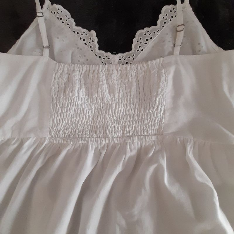 Vestido 2024 branco larguinho