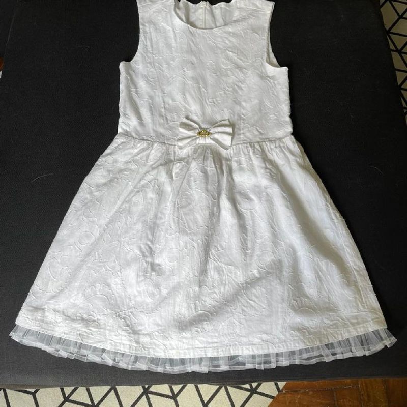 Vestido branco sale lilica ripilica