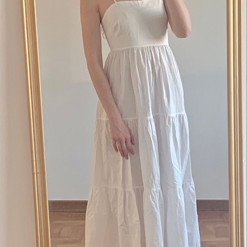 Marisa vestido sale branco longo