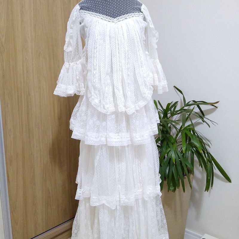 Vestido store vintage branco