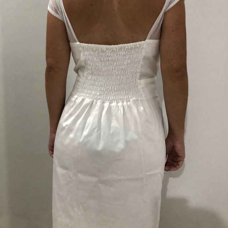 Vestido 2024 branco mercatto