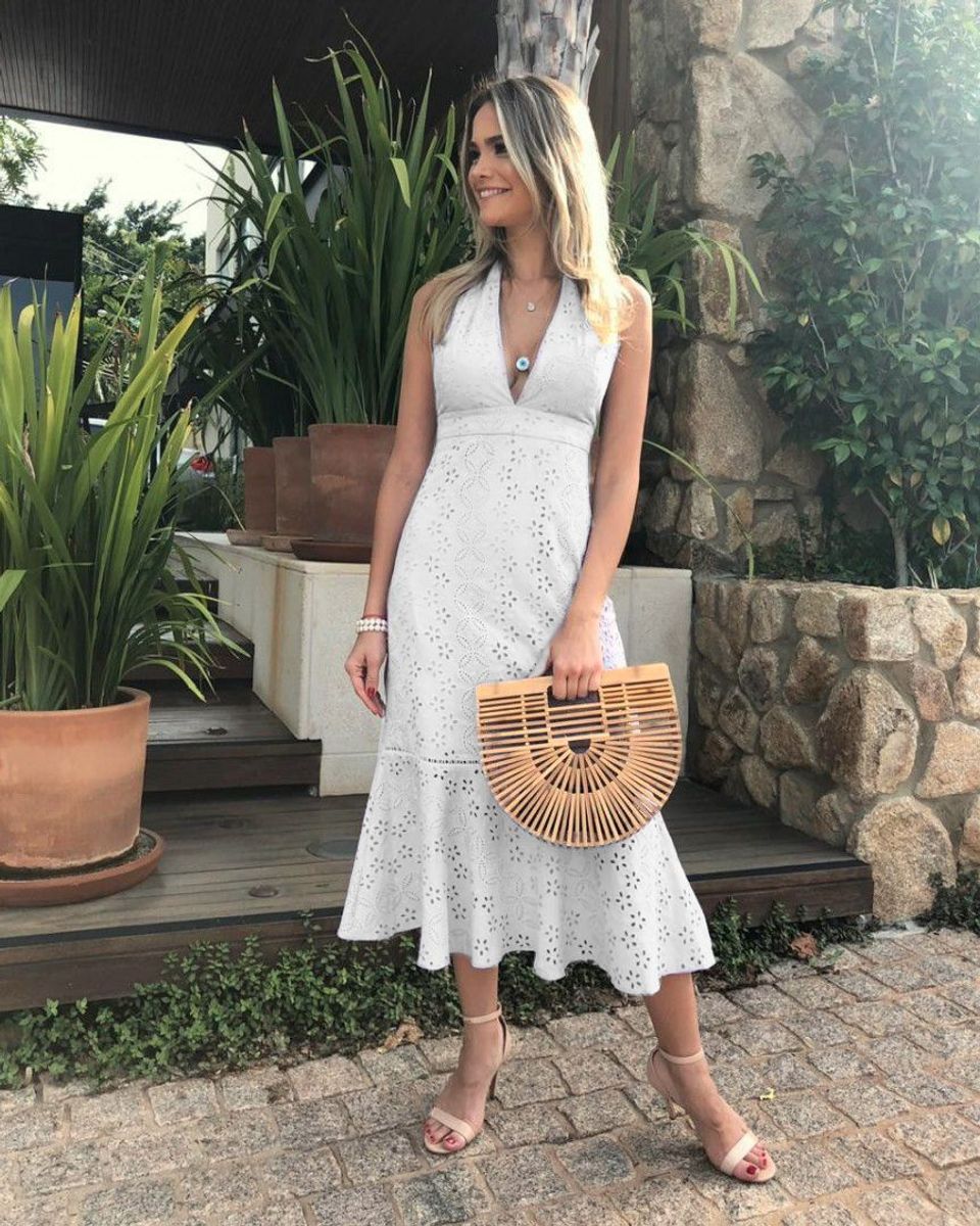 vestido midi laise