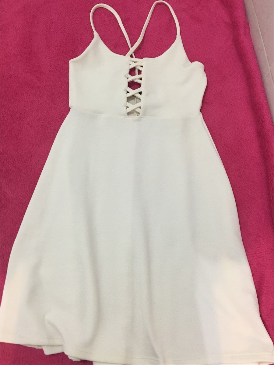 vestido branco na c&a