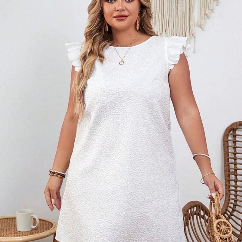 VESTIDOS V9550 BLANCO XL