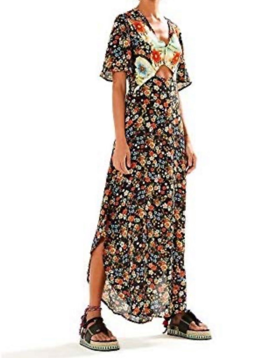 vestido farm borboflor