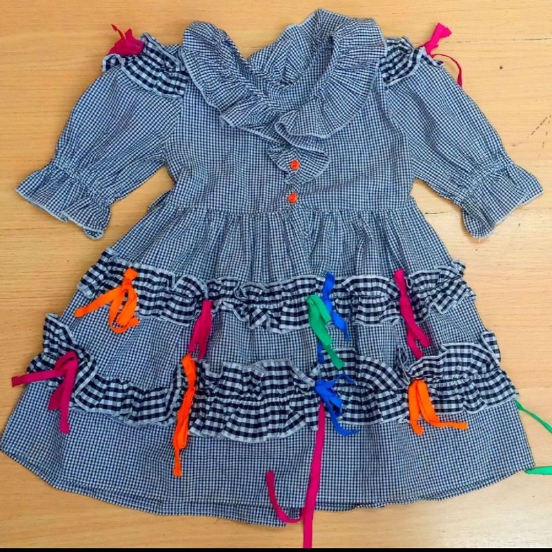 Vestido caipira best sale 3 anos