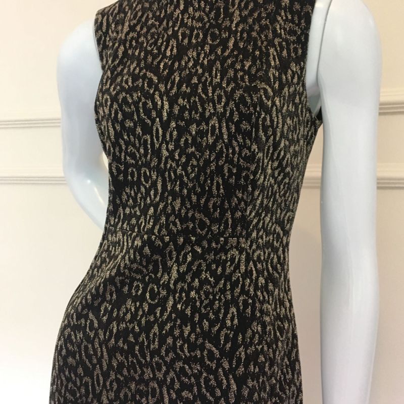 Vestido calvin discount klein animal print