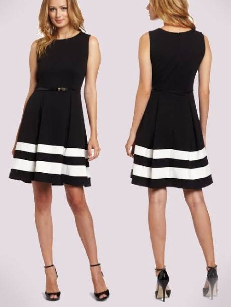 vestido social curto rodado