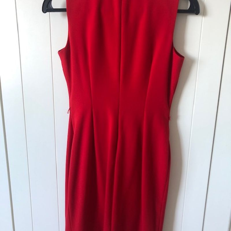 Calvin klein hot sale red dress