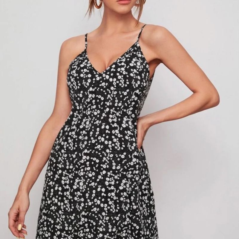 Vestido cami floral - Comprar em pra elas