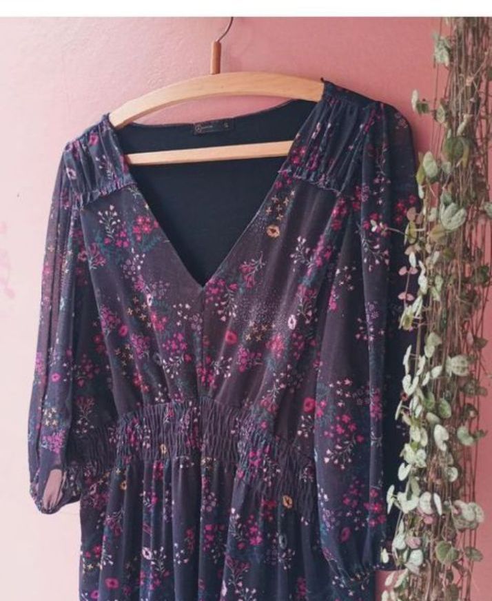 vestido camponesa floral - outros 