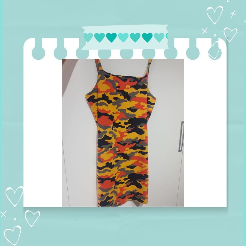 Vestido cheap camuflado renner