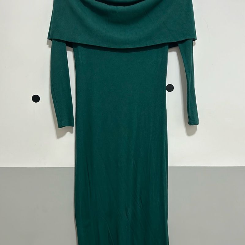 Vestido Canelado Ombro a Ombro Colcci Colcci Usado 106422433