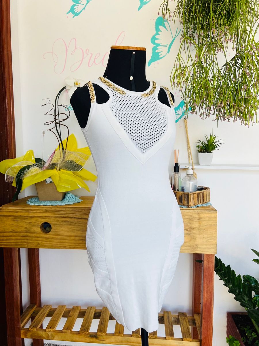 Vestido branco carmen store steffens