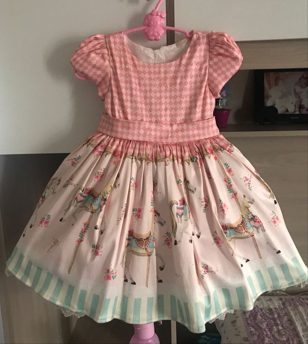 vestido carrossel encantado 1 ano