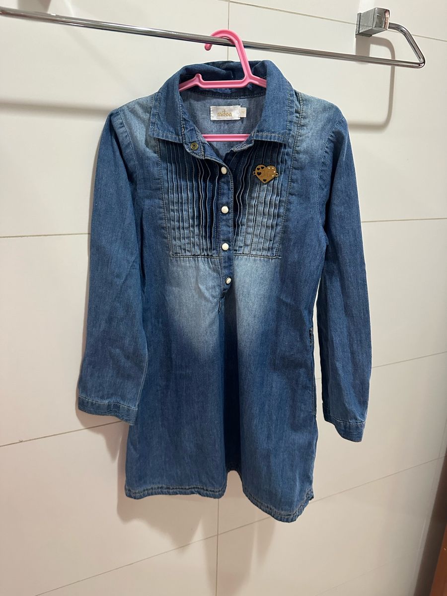 Chemise store jeans infantil