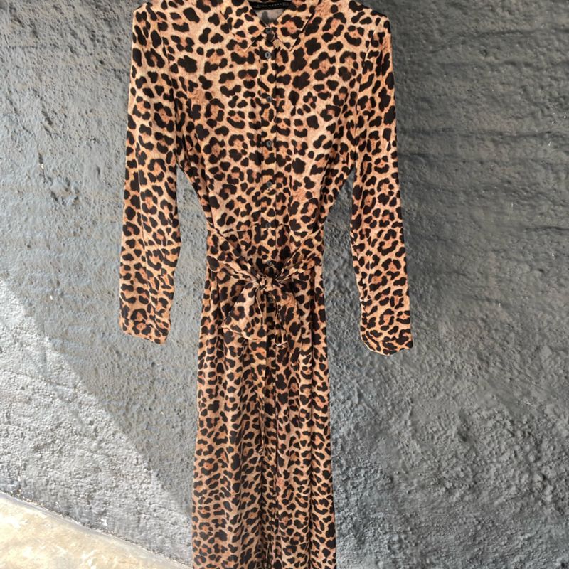 Chemise leopard online zara