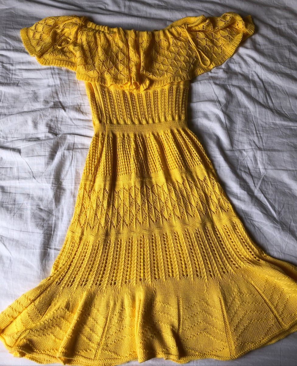 renner vestido amarelo