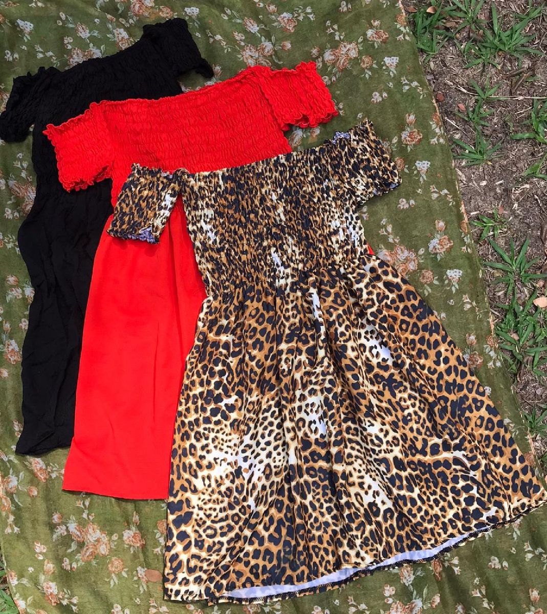 vestido ciganinha lastex