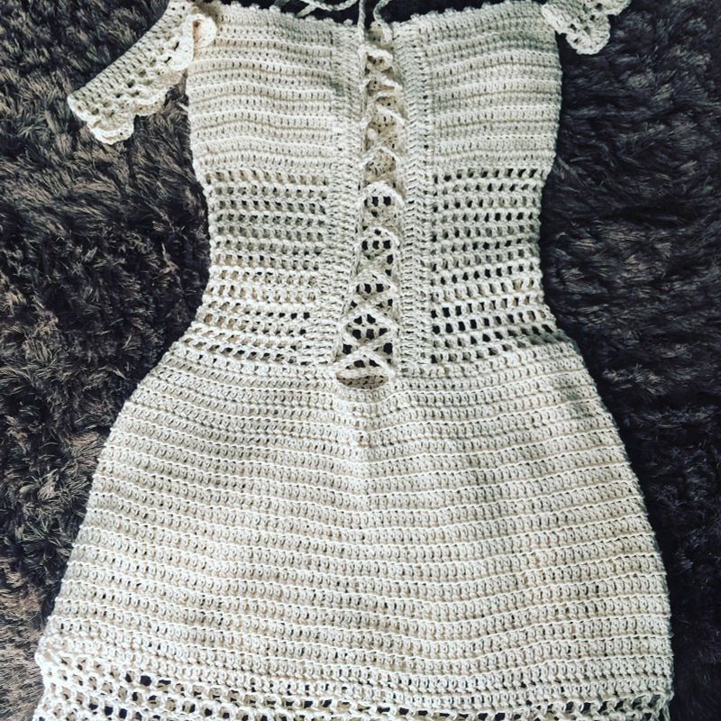 Vestido sales ciganinha croche