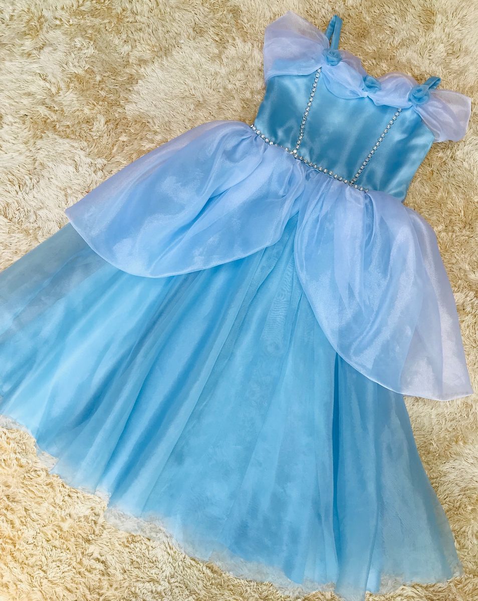 vestido de cinderela infantil