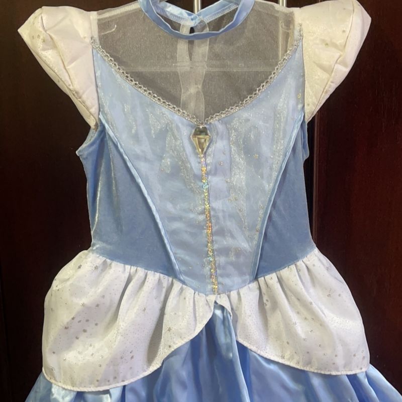 Vestido Cinderela Luxo Original Disney, Roupa Infantil para Menina Disney  Usado 72392474