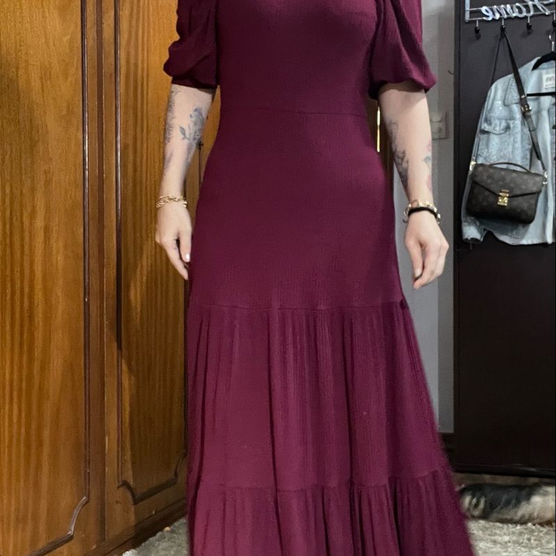 Vestidos na best sale cor vinho