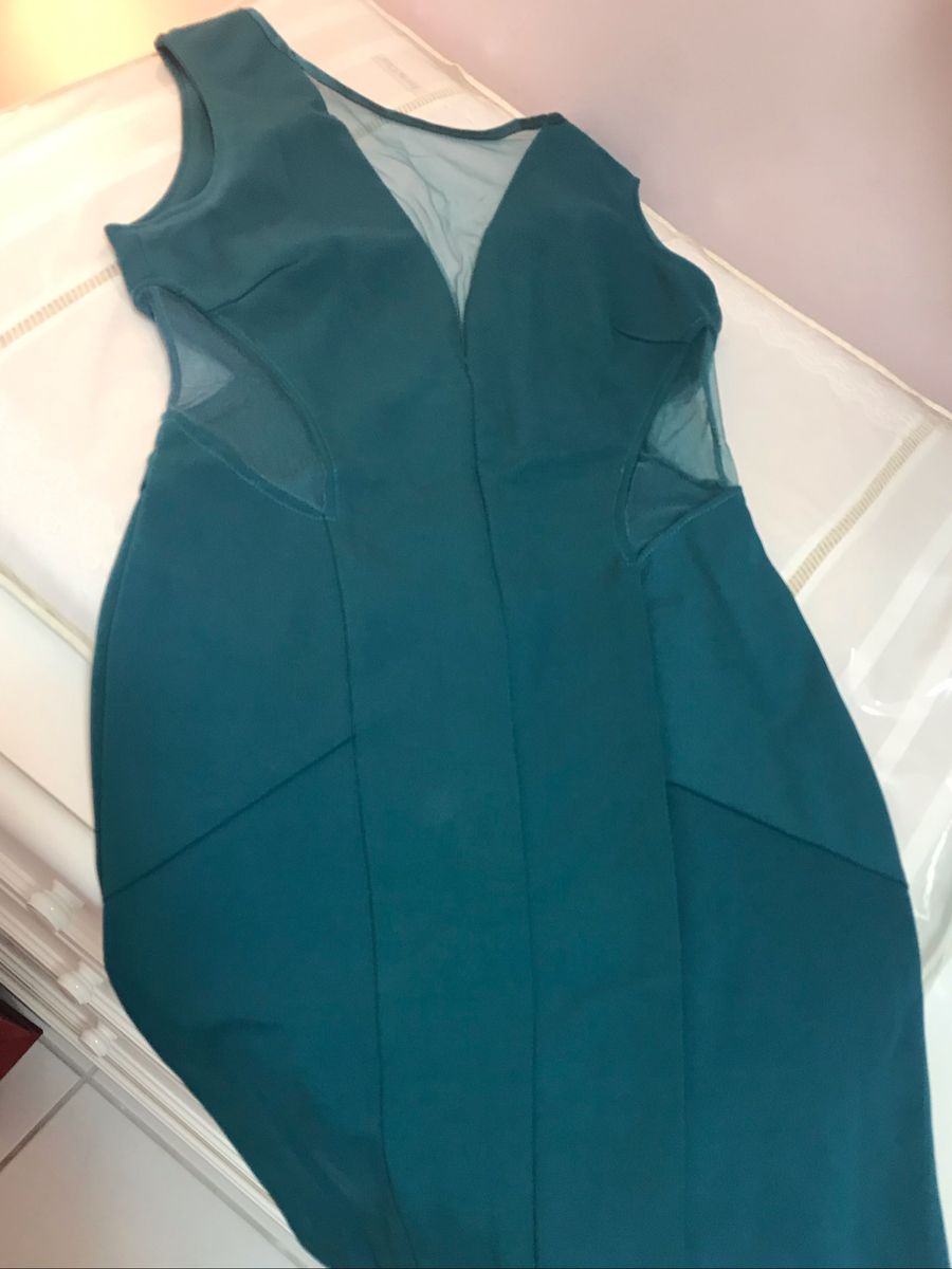 Vestido com Transparência Tuart | Vestido Feminino Tuart Usado 41314185 ...