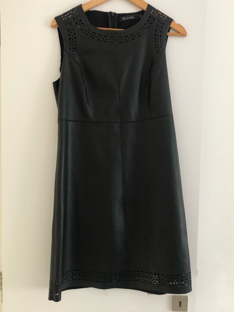 Renner vestido hot sale de couro