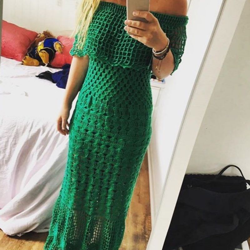 Vestido de clearance crochê ciganinha