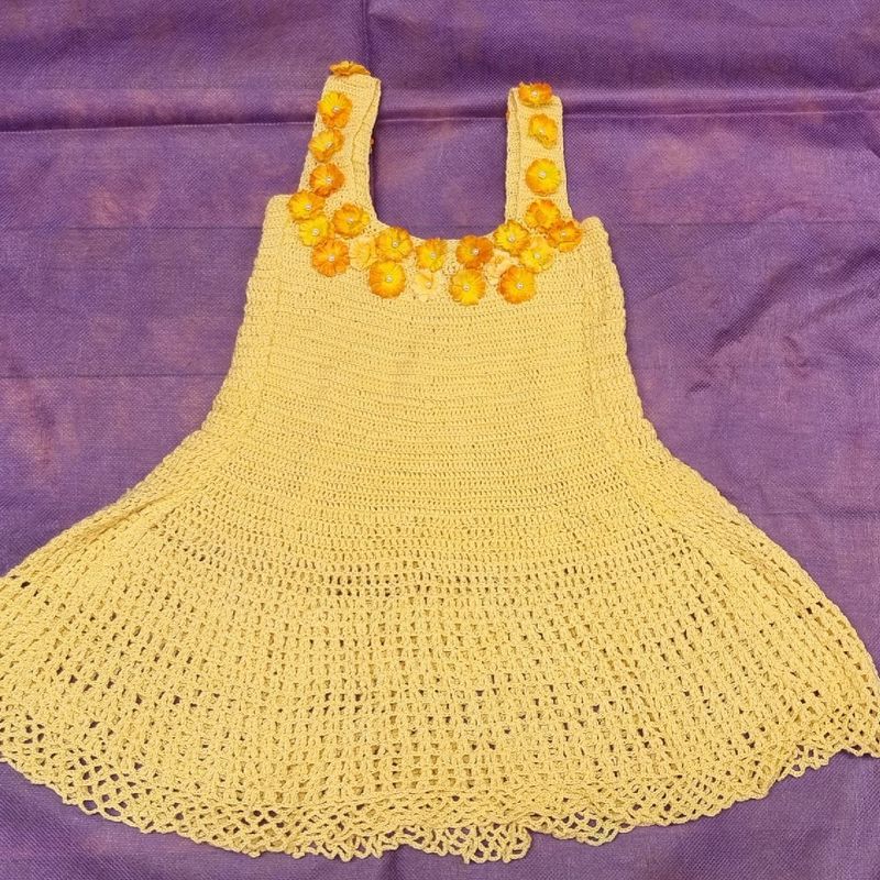 Vestidos de croche infantil 