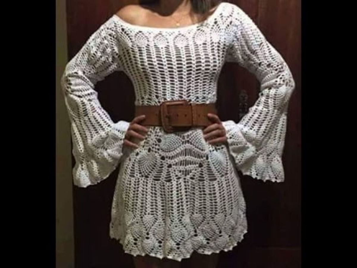 vestidos de crochê