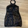 vestido curtinho tubinho de paetê brilho para festas tamanho m - tubinho tropical fashion