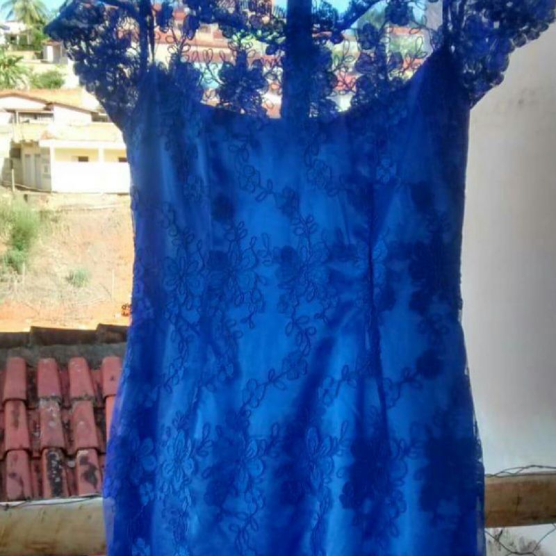 Vestido curto best sale azul para formatura