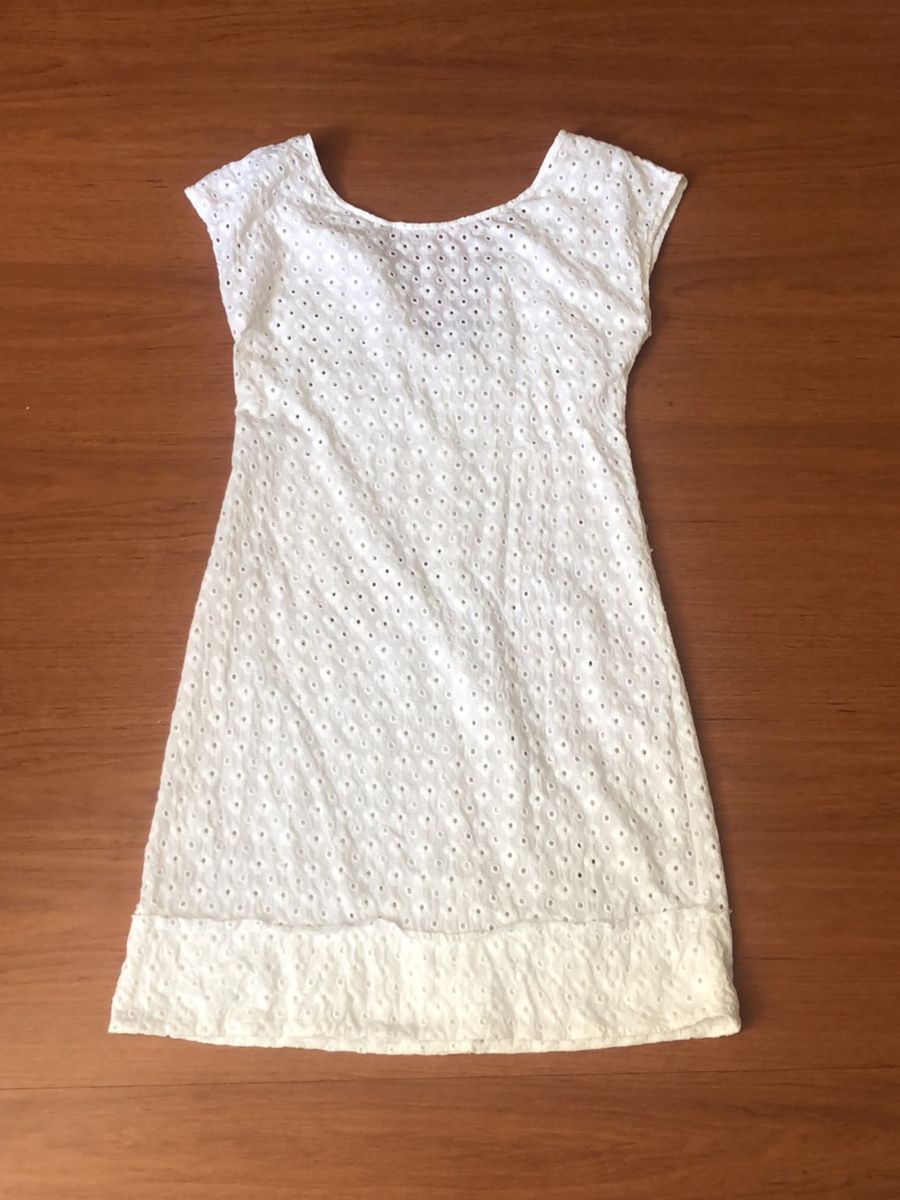 vestido de laise branco