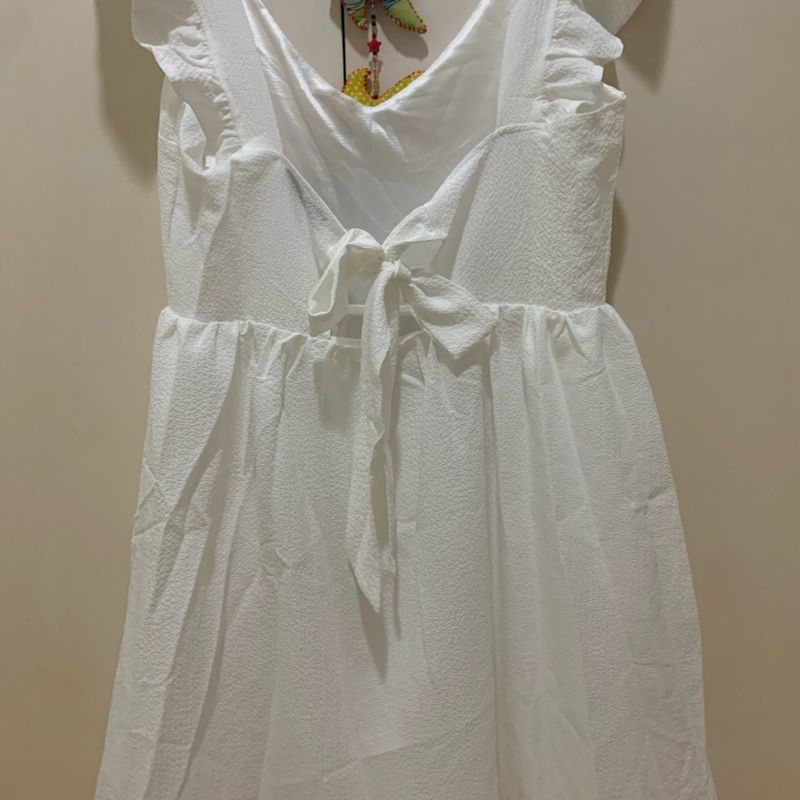 Vestido Branco Curto, Vestido Feminino Shein Nunca Usado 90371037