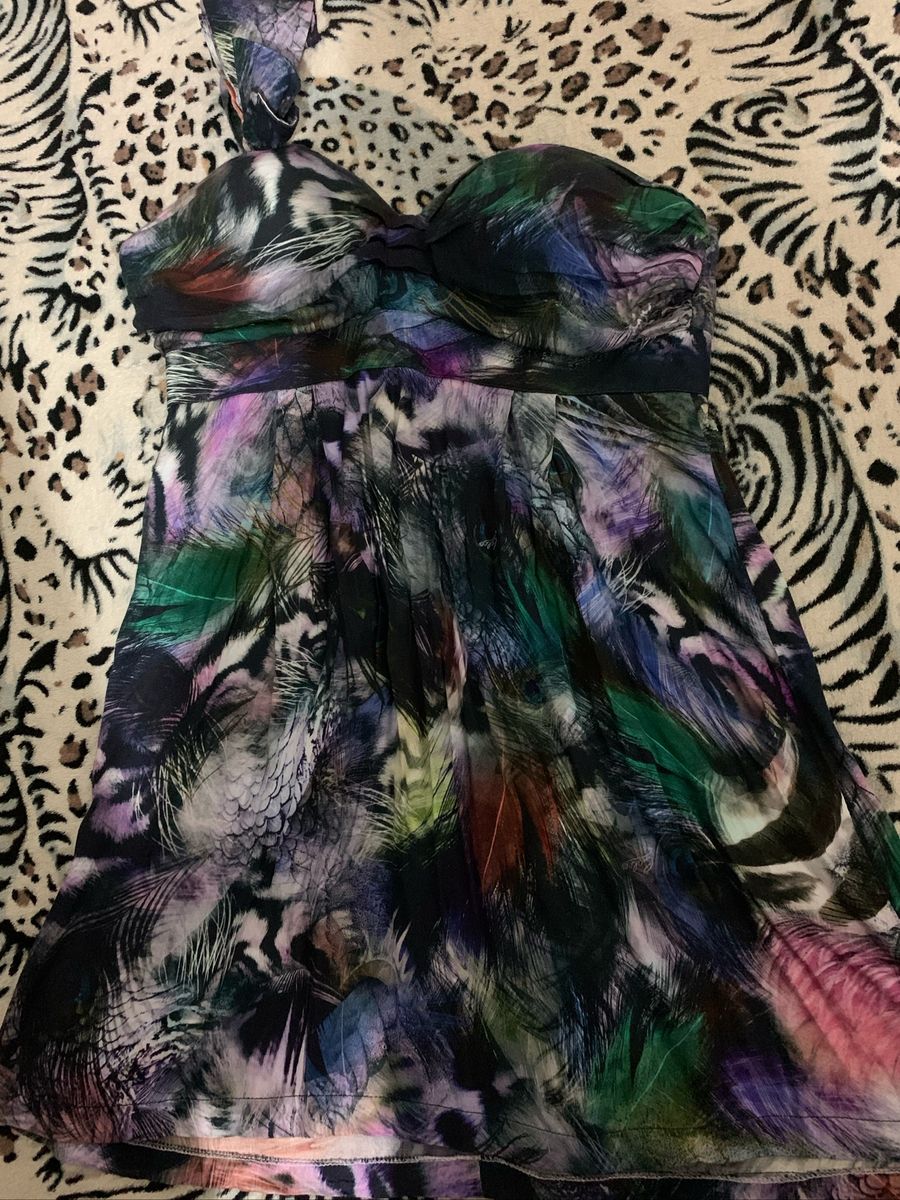 vestido colcci florido