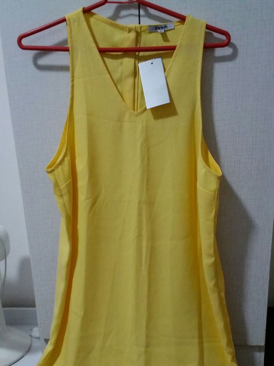 vestido soltinho de crepe