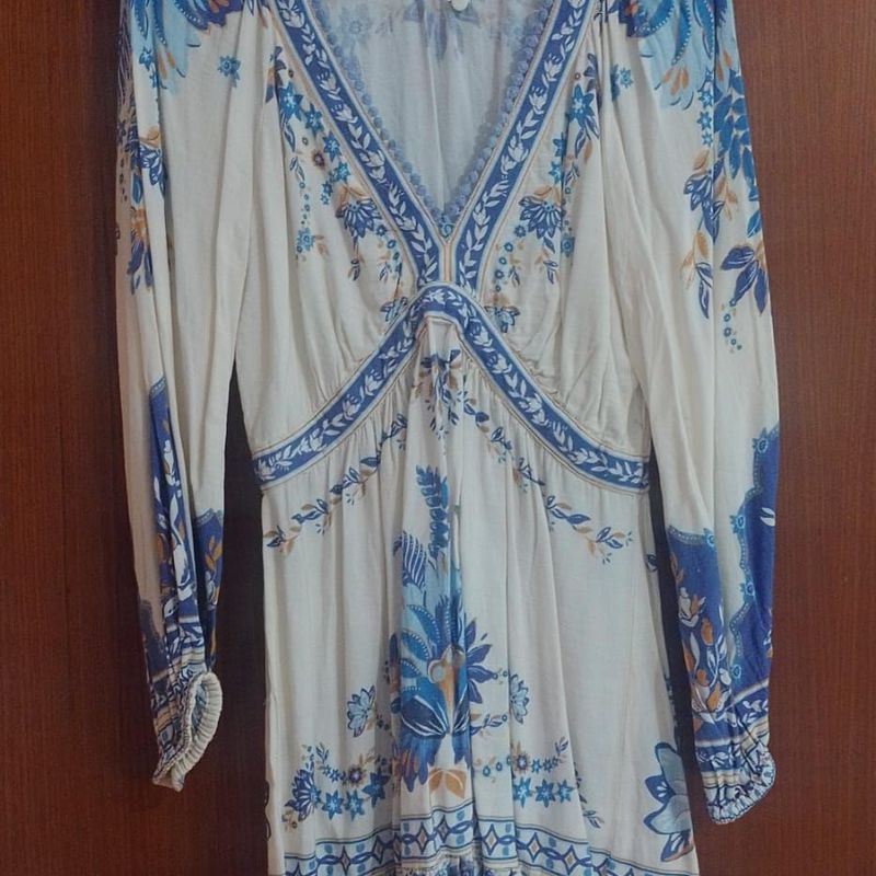 Vestido Curto Encanto Tropical Farm | Farm Nunca Usado 110711709 | enjoei