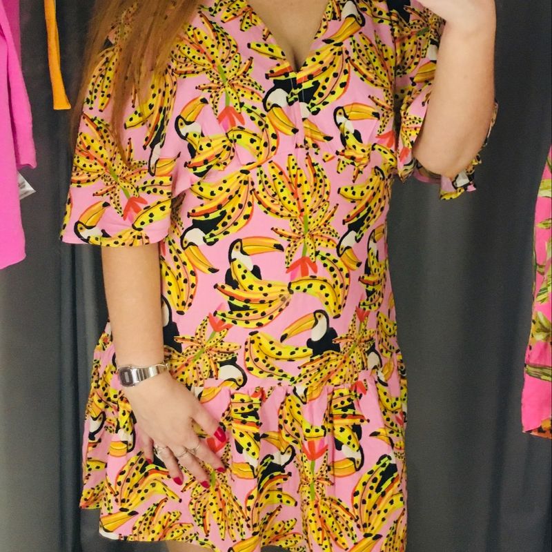 Vestido store flamingo renner