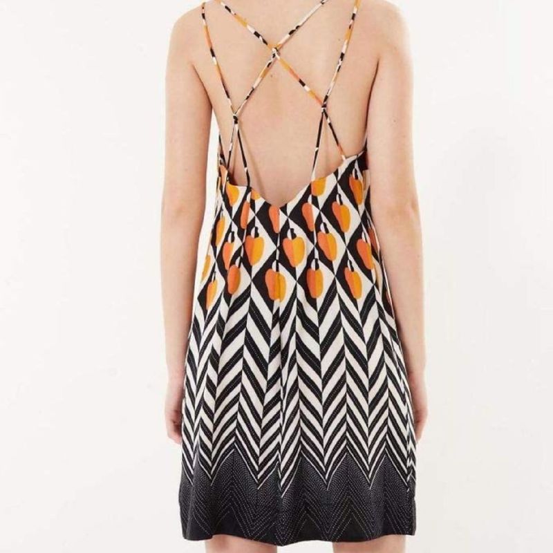 Vestido Curto Cajuada Vestido Curto Farm Cajuada Vestido Feminino