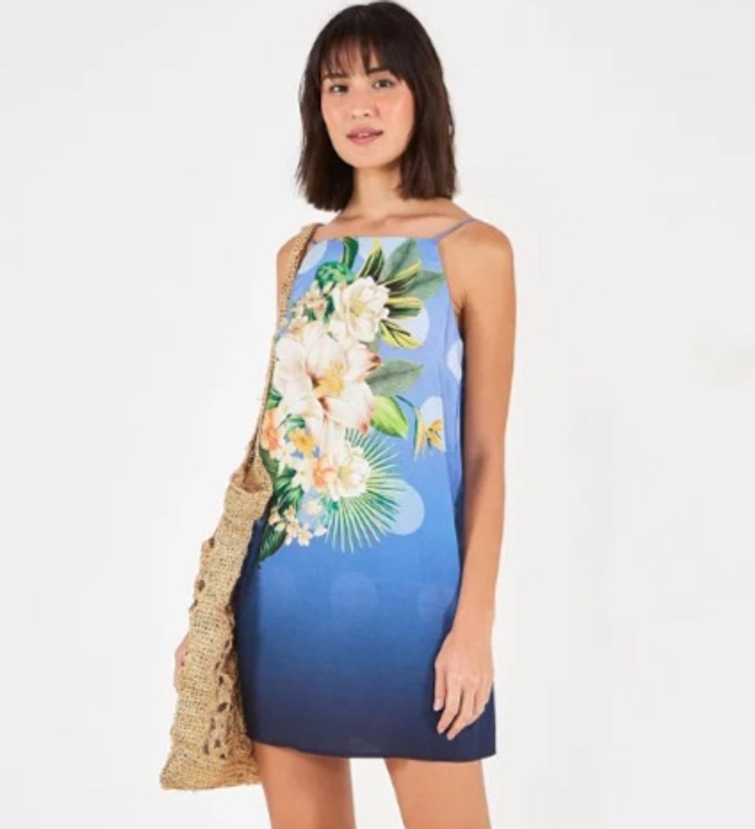 vestido curto carolita farm