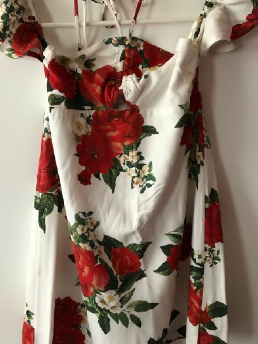vestido florido farm