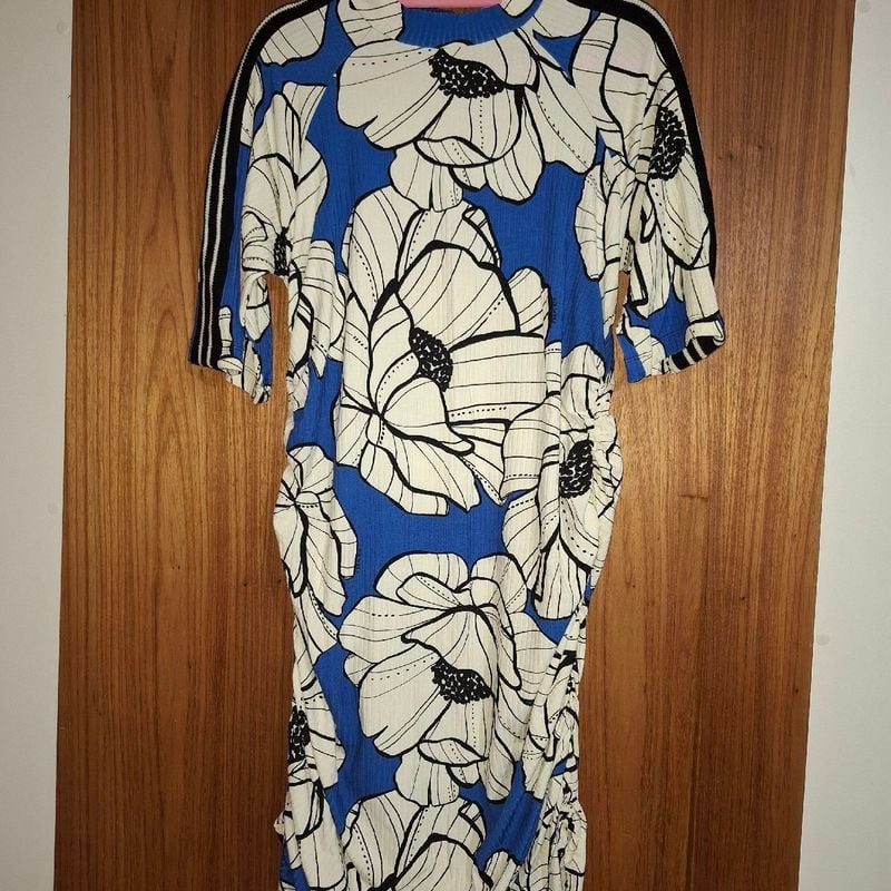 Vestido Curto Franzido Floral Paula Farm Nunca Usado 105587116