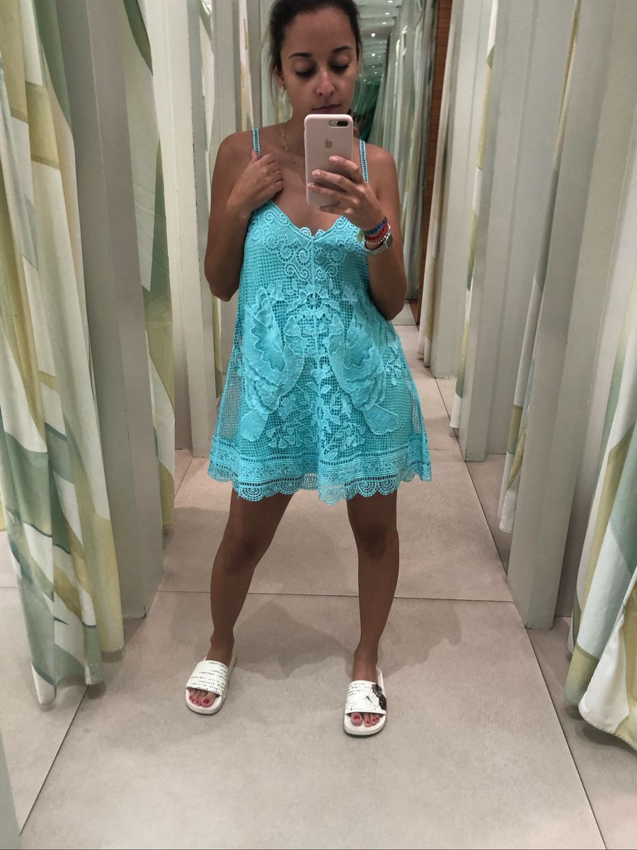 vestido curto carolita farm