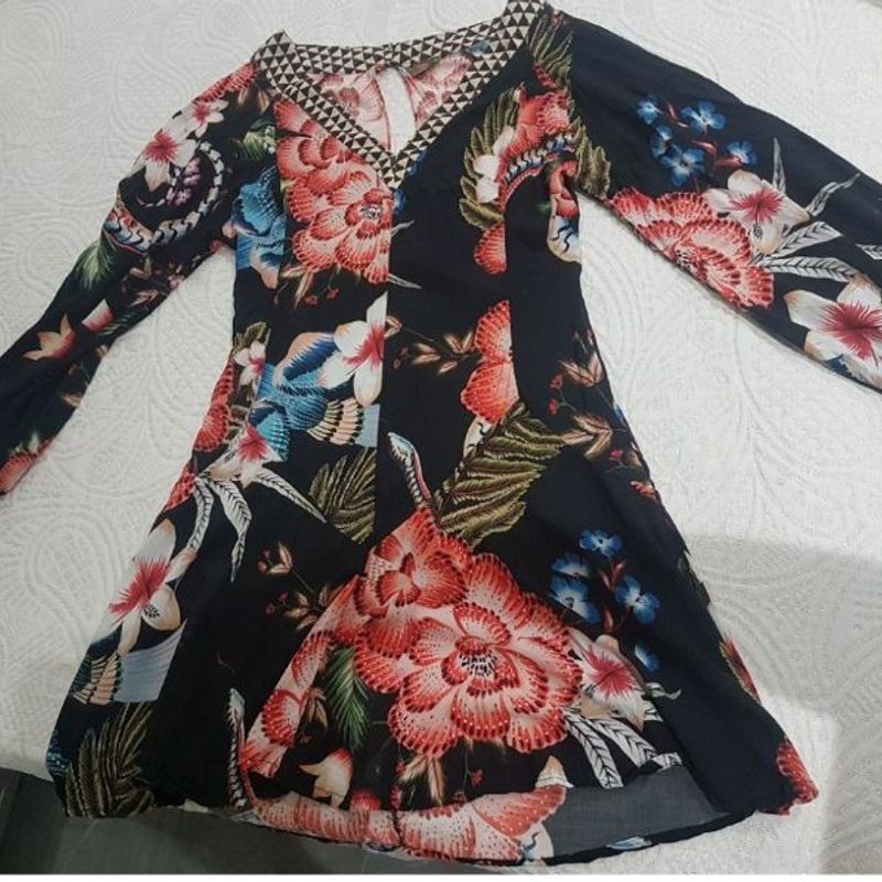 Vestido longo sale floral yuke