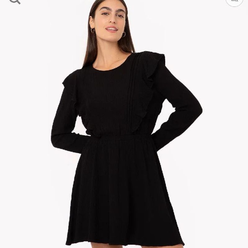 Vestido best sale preto c&a