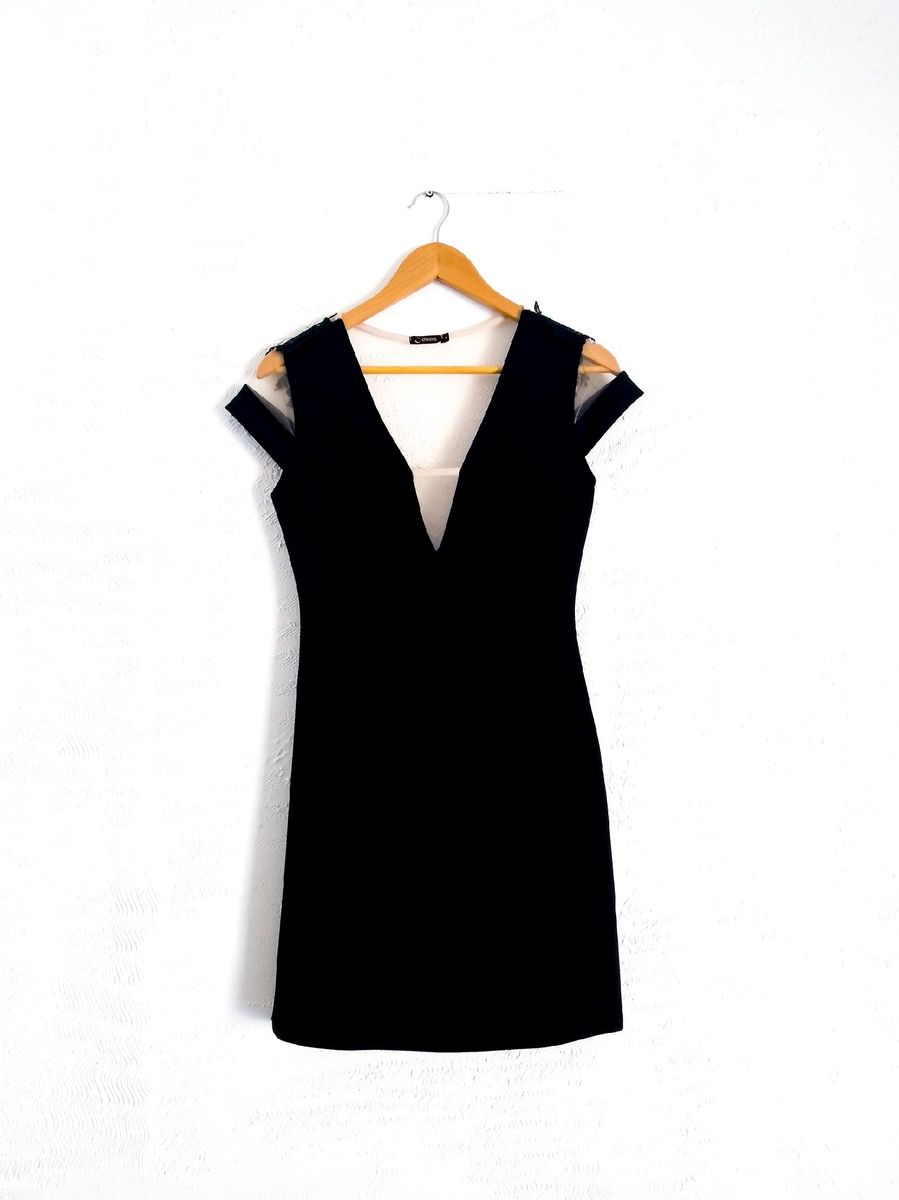 vestido curto preto - vestidos cheers