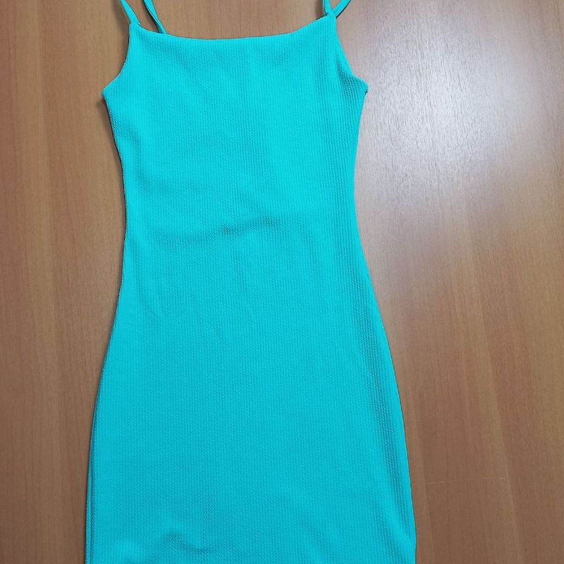 Vestido tubinho best sale verde agua